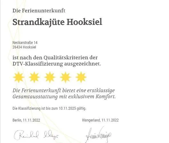 Strandkajuete Hooksiel *